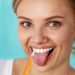Portable dental cleaning tool for home travel