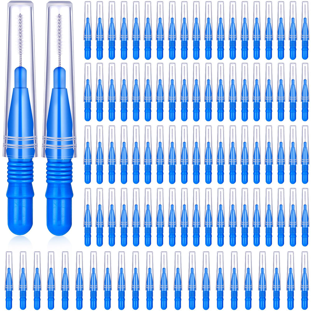 BBTO 100 Pcs Interdental Brushes – blue packaging view