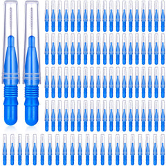 BBTO 100 Pcs Interdental Brushes – blue packaging view