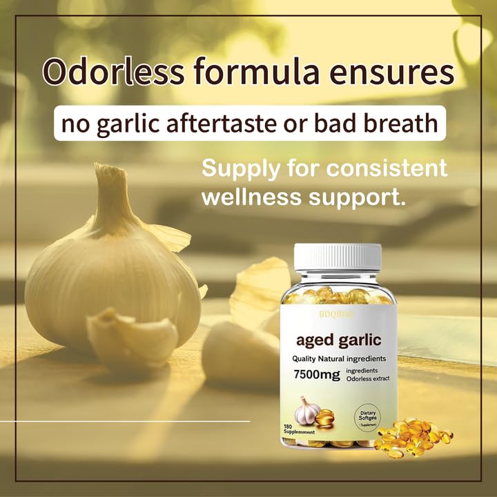 Graphic highlighting immune health benefits of aged garlic extract
