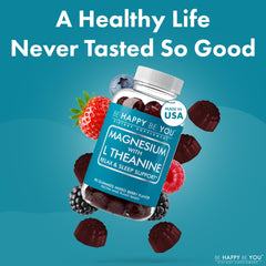 Relaxation and sleep support concept with gummies