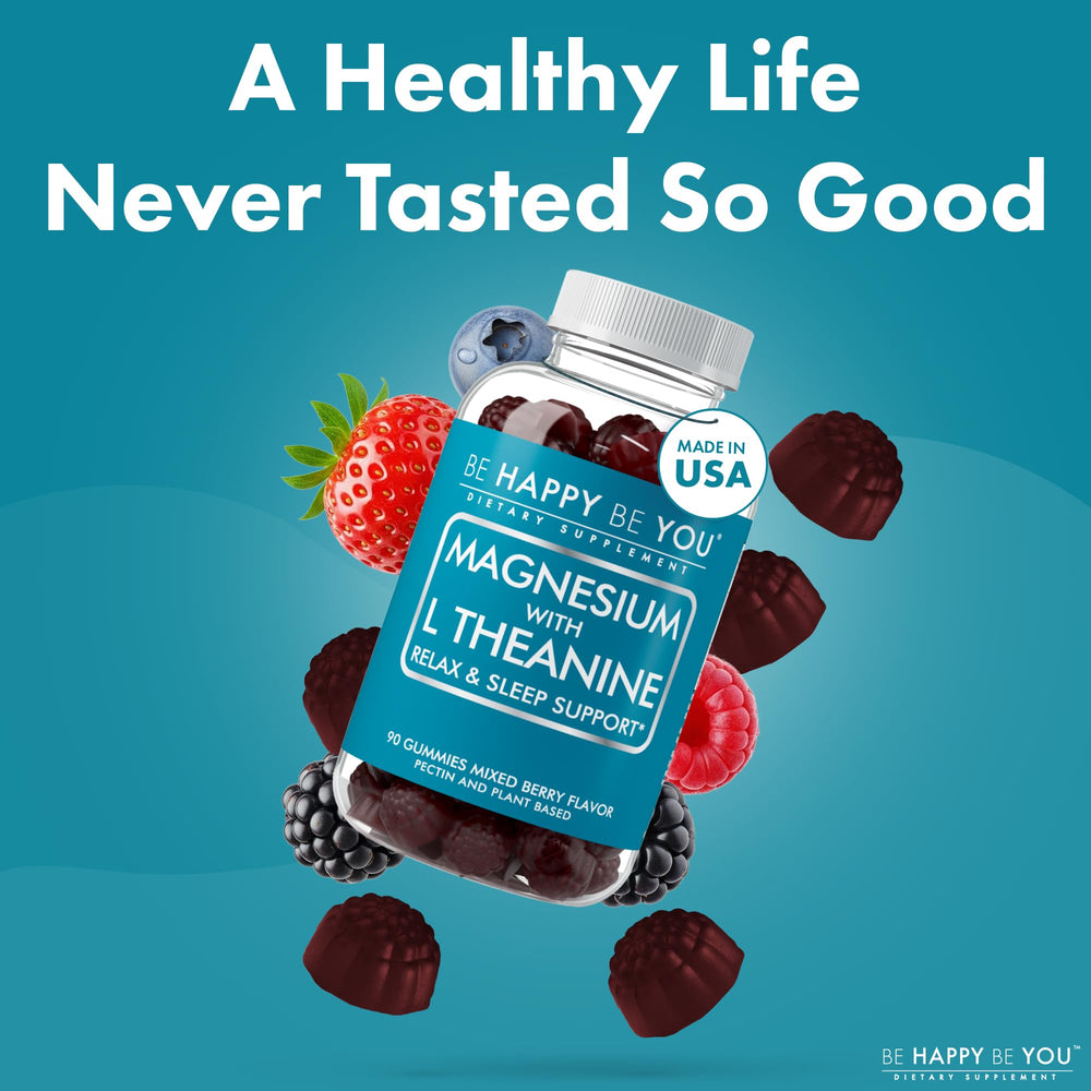 Evening scene highlighting calm and relaxation with Be Happy Be You gummies