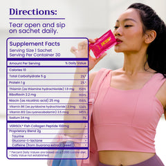 Apple flavor BeMe Be Strong B12 liquid sachet