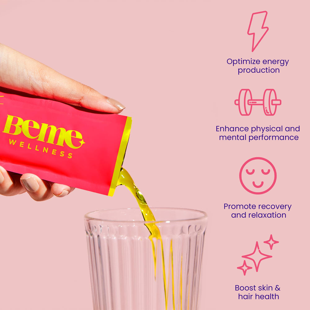 On-the-go BeMe Be Strong sachets for energy and focus