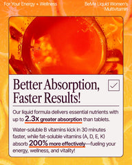 Open sachet being squeezed to release liquid vitamins