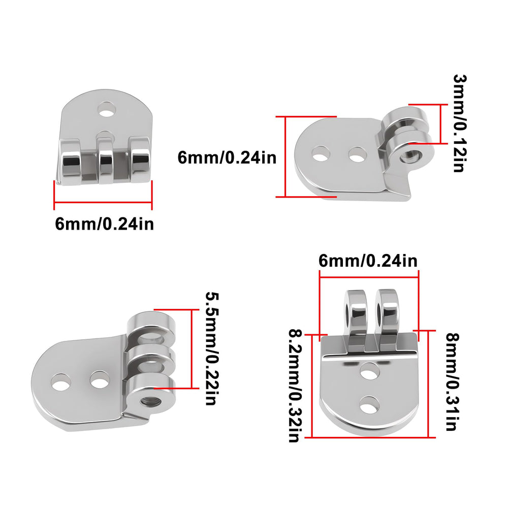 Close-up of right hinges from Be In Your Mind kit