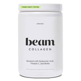 Beam Collagen Powder for Women bottle with scoop (hero image)
