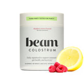 Beam Colostrum Powder serving size 3g with scoop
