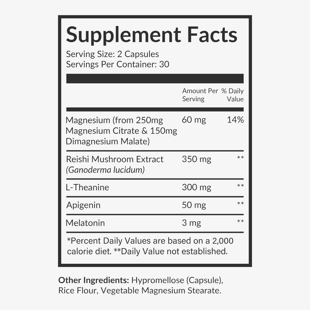 Beam Dream Sleep Capsules label close-up