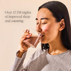 Creamy prepared Beam Dream sleep drink in glass