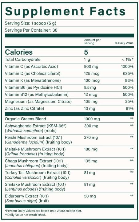 Strawberry Kiwi flavor Beam Greens Powder shot