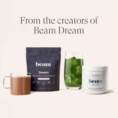 Beam Greens Powder third-party tested purity badge