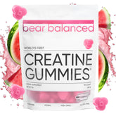Bear Balanced Creatine Gummies bag label