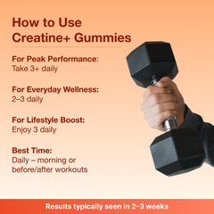Active lifestyle with Bear Balanced Creatine Gummies