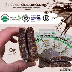 Bearded Brothers 10-pack box front view, ready-to-eat snack on travel.