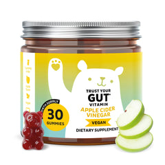 Bears with Benefits front jar showing label and 30-count, clear quality presentation