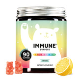 Front view of Bears with Benefits Immune Support Gummies bottle