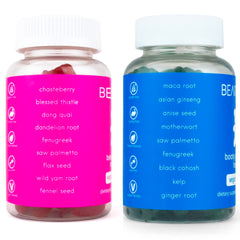 Nutrition label and ingredients panel