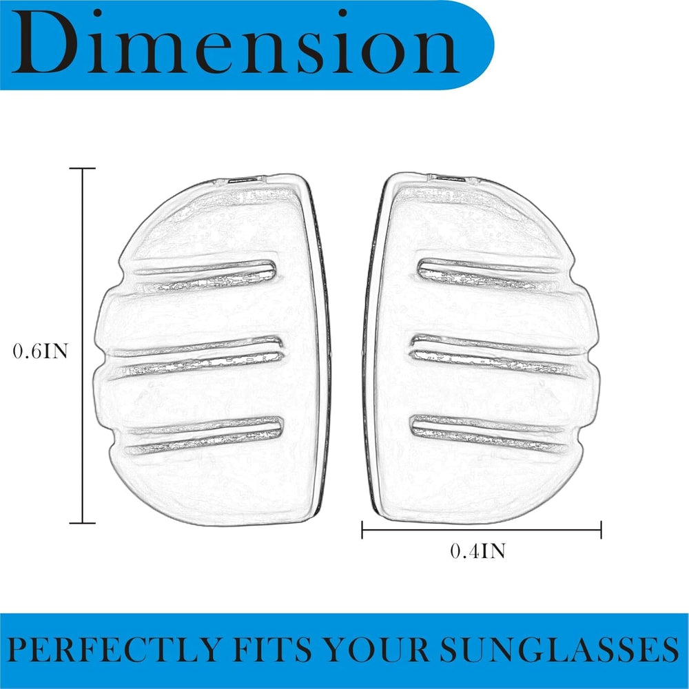 Nose pads dimensions: length 10mm, height 15mm
