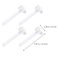 Gentle cleaning action safe for gums and dentures
