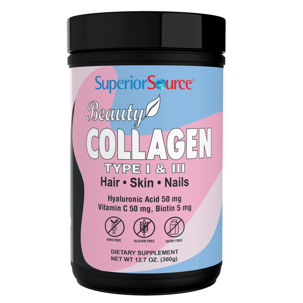 Superior Source Beauty Collagen powder with scoop