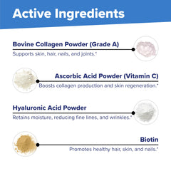 9g collagen per serving highlighted on label
