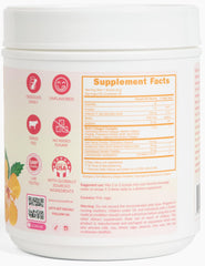 Nutrition facts and serving size on packaging (45 servings)