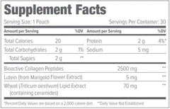 On-the-go Beauty Focus Collagen Plus peach packets packaging