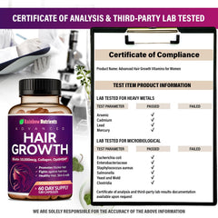Close-up of vitamins for hair, skin, and nails