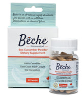 Bêche 100% Sea Cucumber Powder Capsule bottle front