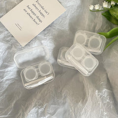 BEDARTIST 5 Pack Portable Clear Contact Lens Cases - Travel Kit - image 1