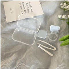 BEDARTIST Portable Contact Lens Case Set - 1 case, 1 tweezers, 1 remover - image 4