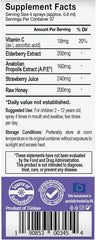 Elderberry and vitamin C immune support details