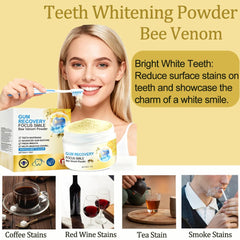 Bee venom tooth powder packaging