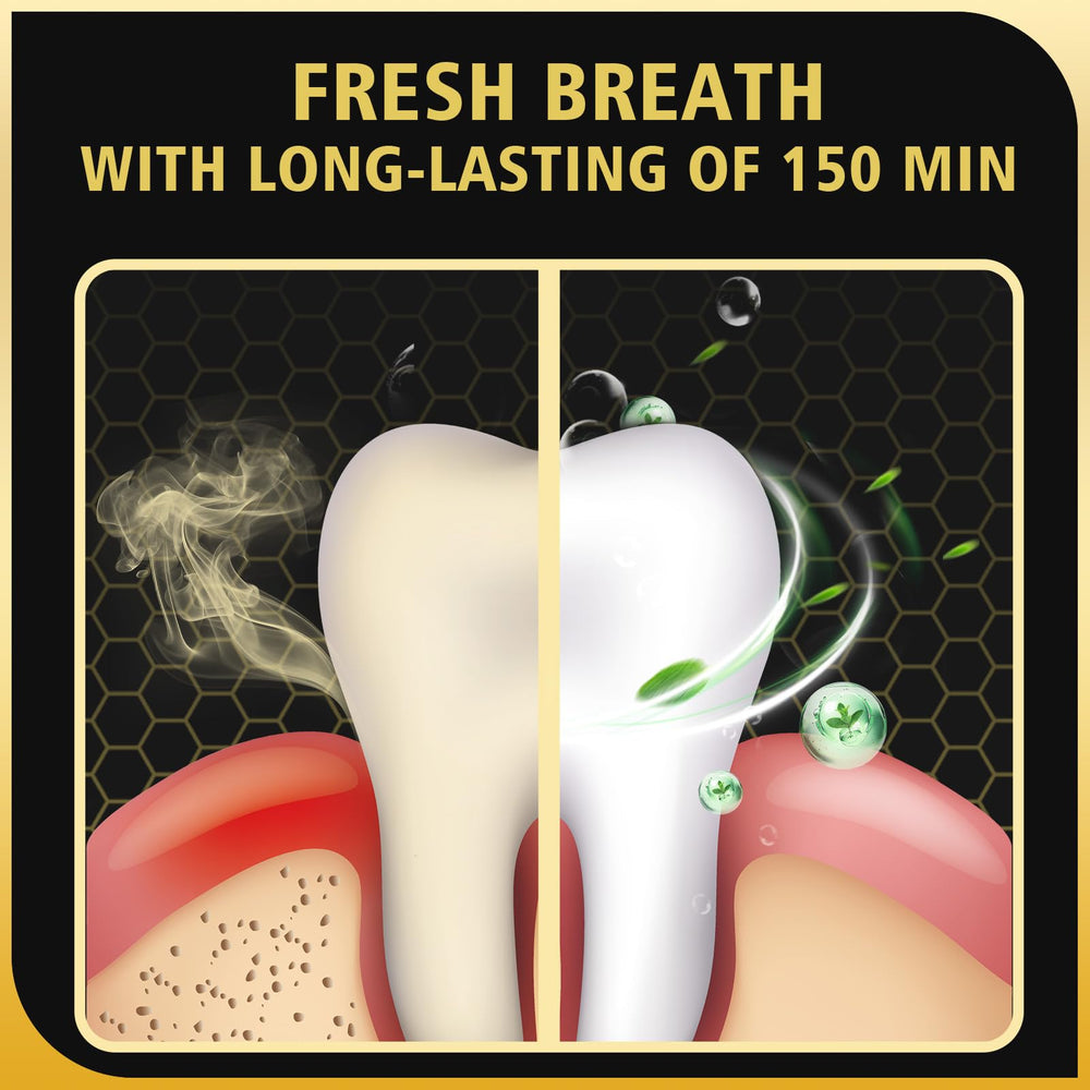 Toothpaste for long-lasting fresh breath up to 150 minutes
