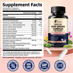 Beef heart organ powder component