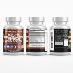 Complete organ support beef liver capsules illustration