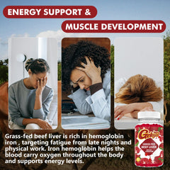 Lifestyle image promoting energy, immunity, and recovery benefits.