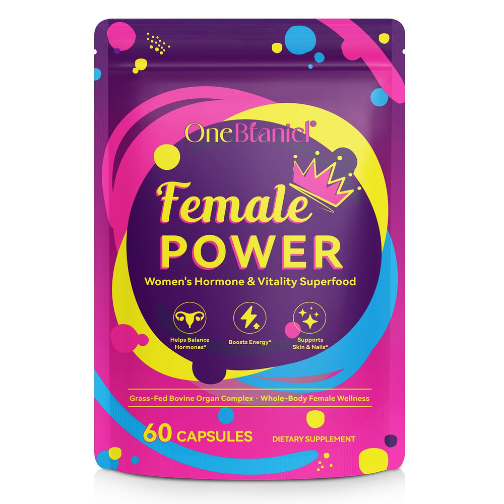 Beef Organ Supplement for Women bottle with capsules