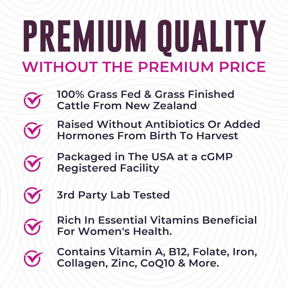 Packaging showing USA cGMP facility and third-party testing