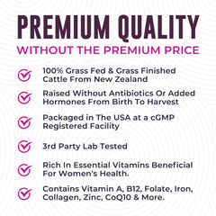 Packaging showing USA cGMP facility and third-party testing