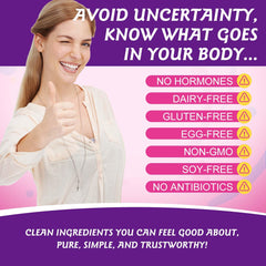 Capsules of beef organ supplement designed for women