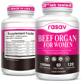 Beef organ blend with liver, heart and kidney for women