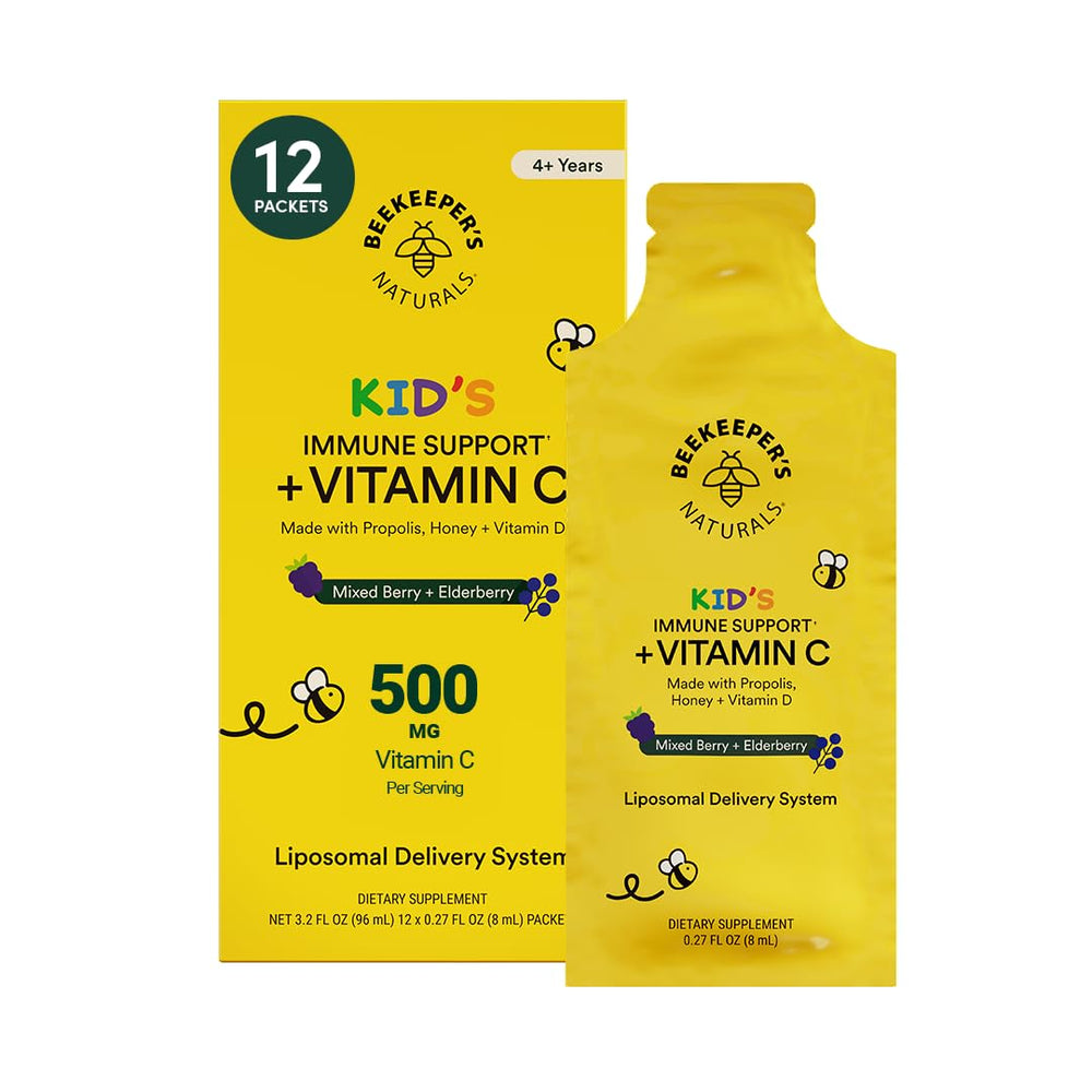 Beekeeper's Naturals Kid's Immune Liposomal Vitamin C packaging