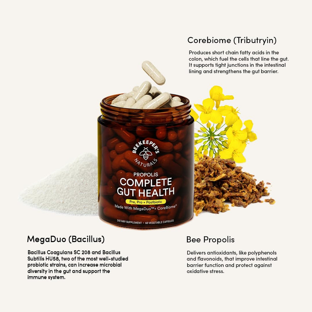 Propolis-powered gut health concept