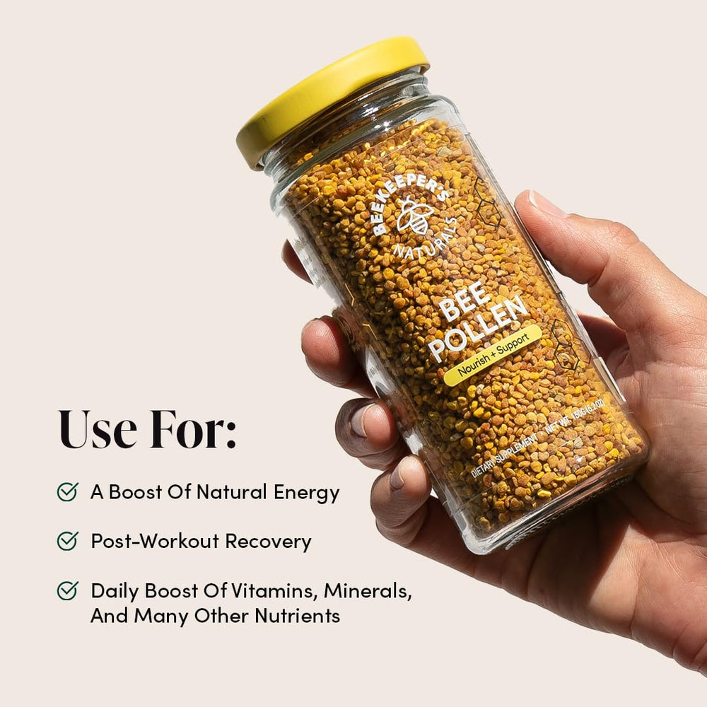 Nutrition label detailing B vitamins and amino acids
