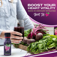 Chilled BEET IT Circulation bottle ready for quick daily nitrate boost.