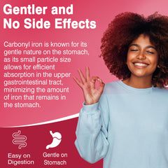 Beet Root Gummies bottle label detail showing iron and vitamins