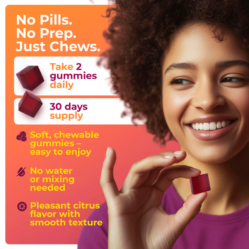 Beet Boom packaging and branding for Beet Root Gummies