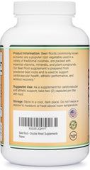 Wellness concept image featuring Beet Root Powder Capsules